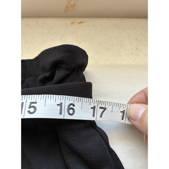 Anthropologie Frederica Harlem Belted Pants Sz Large Black Boho Goth - Picture 8 of 12